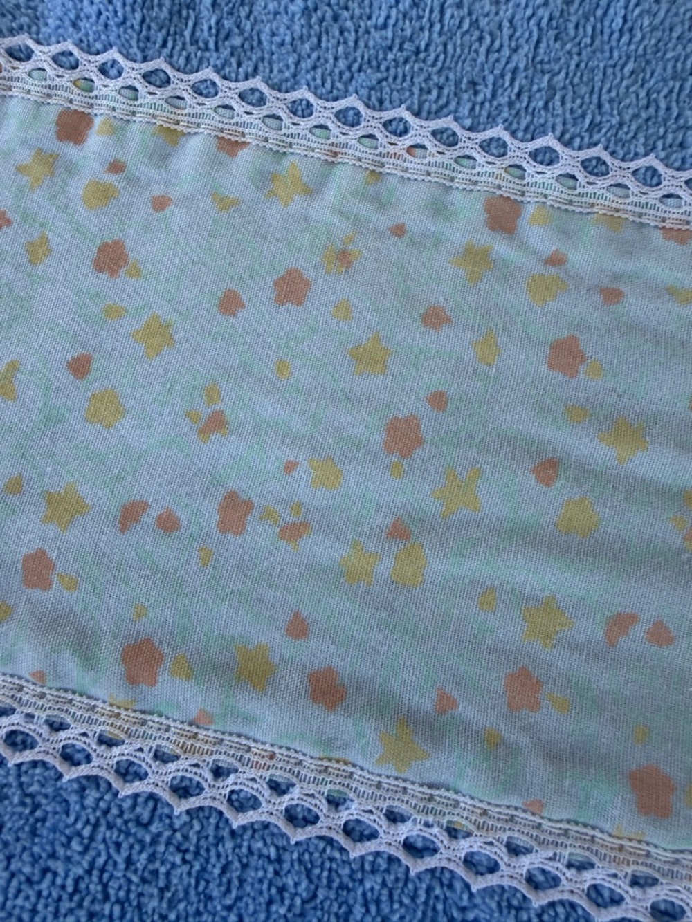 VTG Country Goose 3-Piece Bath Towel Set Blue Farmhouse Cottage RA Briggs FLAW - Picture 8 of 16